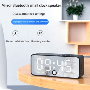 HiFi petit miroir réveil <span class=keywords><strong>Radio</strong></span> FM G50 surveillance de la température fête en plein air actif sans fil Mini voiture Portable BT haut-parleurs - Product Image 2