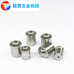 D6 Spring Ball Joint Cylindrical Head 303 Stainless Steel Polished Standard Use - Product Image 4