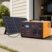 Station d'alimentation électrique polyvalente 500W 720Wh de conception experte, système solaire portable pour la maison, idéal pour la radioamateurie et le travail sur le terrain