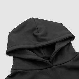 Survêtement en polyester personnalisé pour hommes, sweat à capuche tendance en impression 3D en coton, sweat à capuche blanc bouffant de rue - Product Image 1