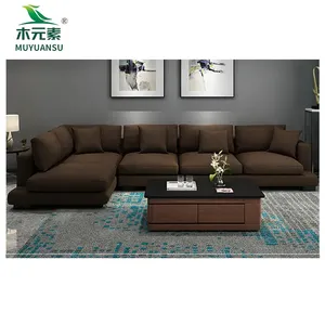 Manufacturer Outlet Modern Style Sofa L-shape Sofa for Living Room Fabric Sofa Set Furniture