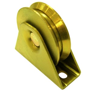 เงิน zinv ชุบประตูเลื่อนล้อ Roller เดี่ยวแบริ่ง - Product Image 1