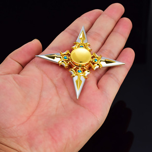 LOL sivir crossblade SPINNER โลหะสะสม ADC อาวุธสิ่งประดิษฐ์ - Product Image 3