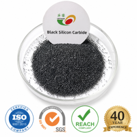 Carbure de silicium réfractaire (SiC) à haute stabilité thermique, granulométrie 97-99 %, pour briques réfractaires et matériaux bruts pour meubles de four