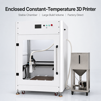 Nouvelle imprimante 3D industrielle à double extrudeur fermée, lit chauffant, nivellement automatique, USB/WiFi, volume d'impression 600x600x1000mm, directement de l'usine