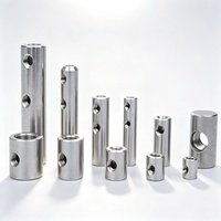 Manchon de raccordement de moteur en acier inoxydable, réducteur de diamètre variable, tête de conversion, connecteur de liaison usiné CNC, marque ZC