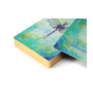 Personal Well-Being Custom Printing Cartas Affirmation Gold Edge <strong>Oracle</strong> Wholesale Spanish Box Tarot Cards Deck With Guidebook - Product Image 3