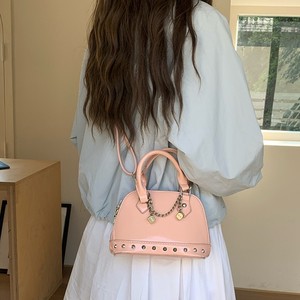 Sac à main en coquille orné de strass champagne, 7 pouces, fermeture éclair, sac bandoulière pour tenues quotidiennes - Product Image 2