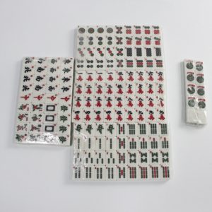 Stock High Quality Printed Melamine American <b>Mahjong</b> <b>Set</b> 166 Tiles Classic Mahjongg Folding Metal Legs Eco-Friendly Durable 4 - Product Image 3