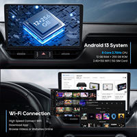 Pantalla Táctil OLED 2K Universal Portátil de 9-10 Pulgadas, Android 13, GPS Integrado, Asistencia de Marcha Atrás, Mirror Link, 1 Año de Garantía, USB, Estéreo, DSP para Auto