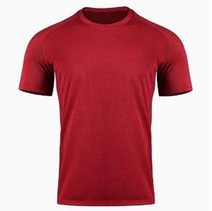 T-shirt en tricot à capuche à manches courtes décontracté pour hommes vêtements d'entraînement sportif respirants à séchage rapide pour la course à pied - Product Image 5