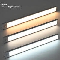 Lampe de chevet et de placard à détecteur de mouvement rechargeable Boyid, LED, lumière nocturne à intensité variable, blanc chaud (3500K), CRI 80, IP20