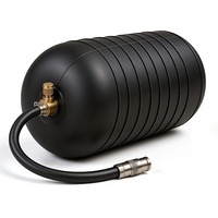 Bouchon de tuyau gonflable de 140 mm, bouchon d'essai ovale en caoutchouc pour l'étanchéité des conduites d'eau et d'égouts