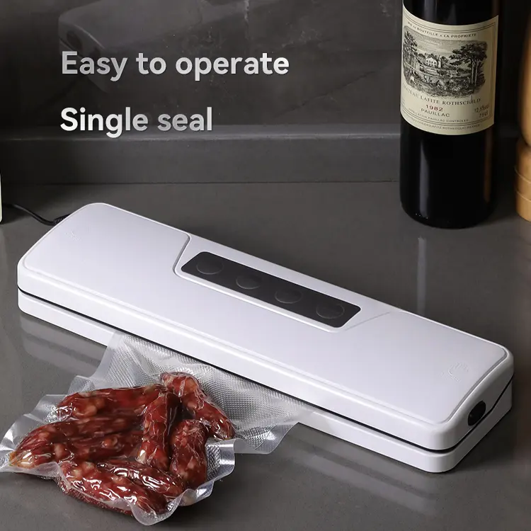 Hot Selling Automatic Vacuum Food Sealers Mini Household Vacuum Preservation Machine Electric Vacuum Sealer