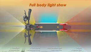 Eu Stock 10 Inch Vacuum <b>Tires</b> Brushless Two-wheel Electric Scooter 48v 18.2 Ah Battery 800W for Kukirin M4 Max Folding for Adult - Product Image 6