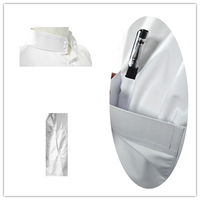 Nouvelle Conception 2024 Thobe Homme Style Saoudien Avec Col Chemise Boutonné et Manchette, Abaya Traditionnelle Islamique, Coffret Boutique Inclus