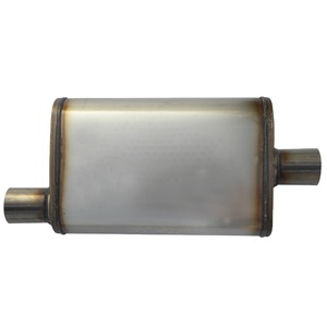 Silencieux de voiture en acier inoxydable 304, silencieux universel à montage direct, silencieux d'échappement - Product Image 2