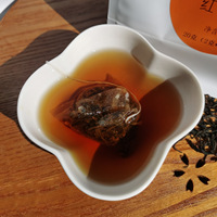 Té Herbal Personalizado de Marca Privada, Mezcla de Semillas de Coix, Gordolobo, Moringa, Flor de Hibisco y Frutas, Té Saludable en Bolsitas Piramidales, 100% Natural