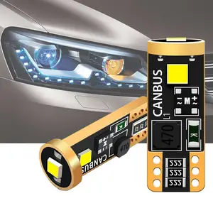Lumières de voiture intérieures T10 194 W5w les plus brillantes autres accessoires de lumière de voiture atmosphère 12V 6W lumières led luces para coche