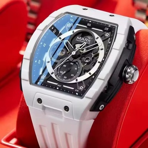 มาร์ค แฟร์เวล FW 6003 นาฬิกาข้อมือผู้ชายแบบกลไกย้อนยุคสายซิลิโคนอัตโนมัติสไตล์สปอร์ตส่องสว่างกันน้ำไฟกลางคืน - Product Image 3
