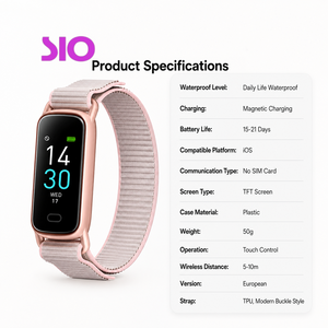 สมาร์ทแบนด์ติดตามการโทร <span class=keywords><strong>วัด</strong></span><span class=keywords><strong>ความ</strong></span><span class=keywords><strong>ดัน</strong></span>โลหิต <span class=keywords><strong>วัด</strong></span>ออกซิเจนในเลือด ตรวจจับการนอนหลับ เตือนความจำอัจฉริยะ ชาร์จแม่เหล็ก สีเงิน ดำ ชมพู ตัวอย่าง - Product Image 4