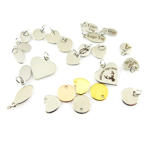 사용자 정의 매력 브랜드 보석 태그 로고 사용자 정의 목걸이 펜던트 925 스털링 실버 보석 로고 보석 가격표 - Product Image 3