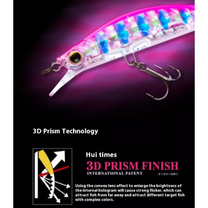 YO-ZURI Giappone 3DR-<span class=keywords><strong>X</strong></span> Esca Affondante Mino per Pesca in Mare, Esca per Bass a Lunga Gittata - Product Image 3