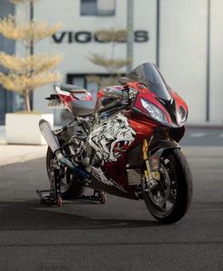 BMW1 S1000RR Superbike 999cc, 4 cylindres en ligne, 207 CV, haute performance en course, motos à essence - Product Image 1
