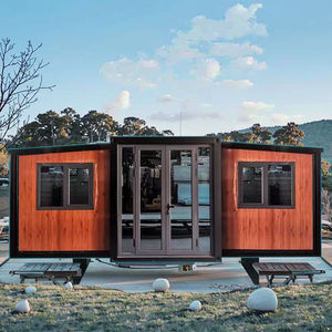 Casa contenedor de 2 dormitorios de 20 pies y 40 pies con baño para oficina, hotel, dormitorio, sitio de construcción, casa pequeña Modular - Product Image 1