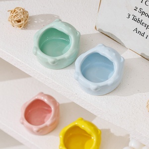 Nouvelle arrivée en céramique Hamster buveur eau mangeoire mignon Hamster mangeoires anti-dérapant petit Animal bol pour lapin oiseau - Product Image 1