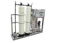 Système de purification d'eau par osmose inverse pour petites entreprises avec pompe PLC, réservoir sous pression, moteur, filtration 250L/heure, marque Huaxin