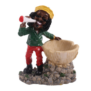 2025 in resina tabacco sigaro posacenere jamica Rasta stile per decorazione domestica accessori per fumatori Cenicero - Product Image 3