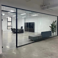 2025 Offre Spéciale plein haut bureau séparateur cloison prix personnalisé modulaire en aluminium bureau cloison avec porte