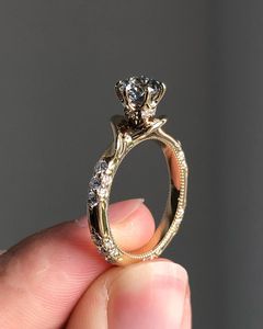 925 Sterling Silver Moissanite Halo Engagement <b>Ring</b> Brilliant Cut Silver Plated Classic Prong Setting <b>Fine</b> Jewelry Unique - Product Image 3