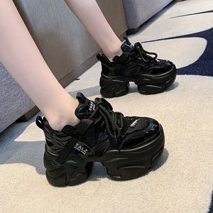 <span class=keywords><strong>Scarpe</strong></span> <span class=keywords><strong>Sportive</strong></span> da <span class=keywords><strong>Donna</strong></span> alla Moda con Suola Spessa e Rialzo, Nuove <span class=keywords><strong>Scarpe</strong></span> Dad Antiscivolo, Vendita Diretta dalla Fabbrica, Europa - Product Image 2