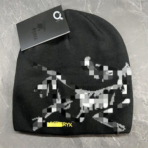 2025 가을 및 겨울 컬렉션 재고 있음 100% 울 비니 디지털 프린트 따뜻한 이미지 스타일 다용도 공용 유니섹스 - Product Image 3