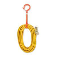 Nylon Matériel Réutilisable Orange Super duty 3540L Crochet de verrouillage pour organiser et serrer les tuyaux cordons tuyau