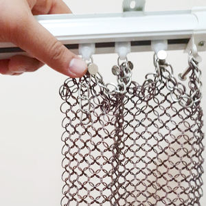 Cortina de malla de acero inoxidable 316L personalizada, cortinas de tela de malla metálica de fábrica china - Product Image 4