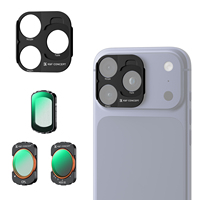 Kit de filtres magnétiques K&F Concept Black Diffusion1/4 VND2-32 réglables, adaptateur de filtre magnétique pour téléphone et DJI Pocket 3/4