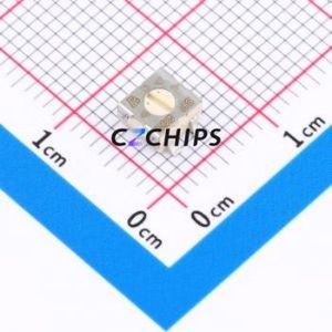 Résistance/potentiomètre réglable 3314G-1-503E SMD-3P, résistance 4,5x4,5 mm 50 kOhm 20 % 250 mW 100 ppm/ ℃ - Product Image 1
