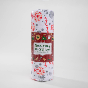 Chiffons de nettoyage en microfibre tricotés warp |   Serviettes enroulées prédécoupées |   Serviettes de cuisine et de voiture réutilisables - Product Image 5