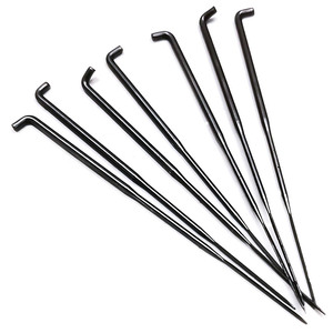 1 ensemble de 7 aiguilles de rechange professionnelles en acier tranchant pour feutrage de laine, kit d'outils artisanaux manuels DIY pour broderie, poinçonnage et patchwork - Product Image 1