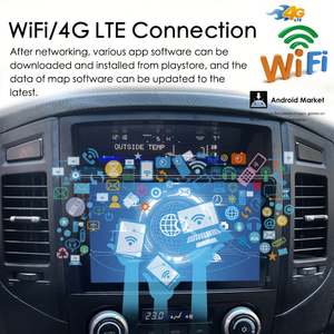 Autoradio AI 8 Go + 128 Go pour Mitsubishi Pajero 2009 V88 V80 V90 2006-2014 avec CarPlay, GPS, Navigation, Lecteur Multimédia Vidéo - Product Image 5