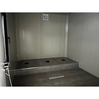 Nouvelle conception de maison préfabriquée modulaire pliable en acier ondulé de 20 pieds, de luxe, avec énergie solaire, pour l'école et le bureau