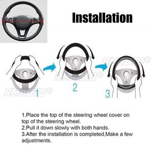 Juego de 3 Fundas para Volante de Piel de Oveja Real, Accesorios para Auto, Cálidos, Suaves y Esponjosos, para Mujeres y Chicas, Envío Gratis - Product Image 6