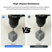 Résine universelle pour imprimante 3D, 1 kg, haute performance, type ABS, 405 nm, haute résistance, pour la plupart des imprimantes LCD DLP SLA