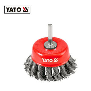 Yato Cup Brush 1 In Steel Wire Disc For Rust Removal <b>Hardware</b> Tool - Product Image 1