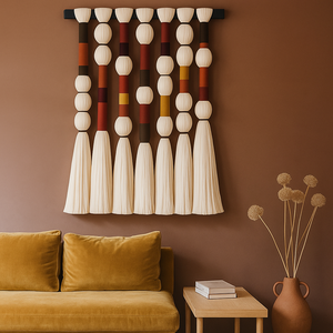 Art Mural Moderne en Grande Fibre Boule de Sphéricité Décorative Macramé Bulle Tentures Murales Art Designs Décoration Intérieure Décoration Murale - Product Image 1