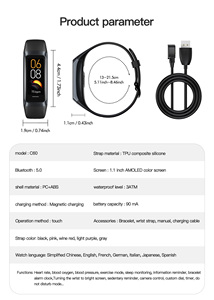 <span class=keywords><strong>2025</strong></span> New Arrival C60 SP02 HR BP ngủ giám sát Ban nhạc thông minh IP67 AMOLED Màn hình hiển thị OEM ODM Vòng đeo tay thông minh - Product Image 5