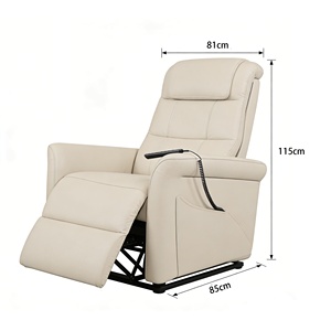 <span class=keywords><strong>Fauteuil</strong></span> <span class=keywords><strong>inclinable</strong></span> <span class=keywords><strong>électrique</strong></span> à moteur unique, grande puissance, pour personnes âgées et grandes, en cuir, design moderne, ergonomique, écologique - Product Image 3